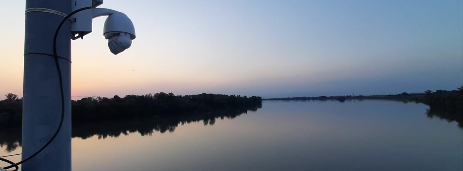 Foto del sensore River Eye che monitora lo stato del fiume